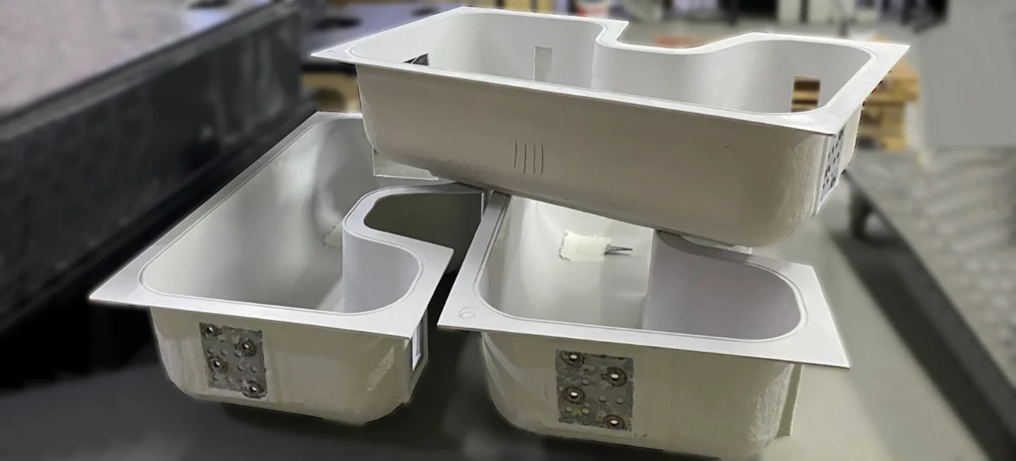 Composite material production